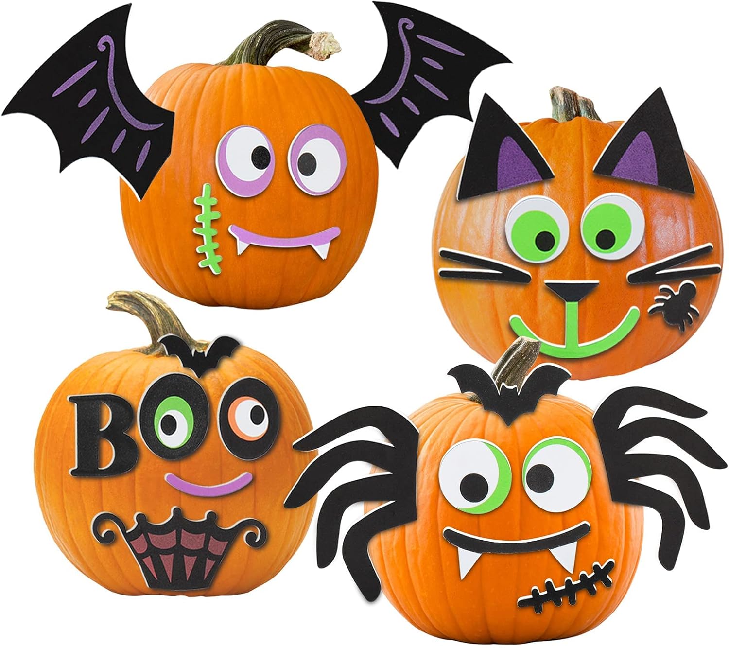 HORDALOR Foam Pumpkin Stickers