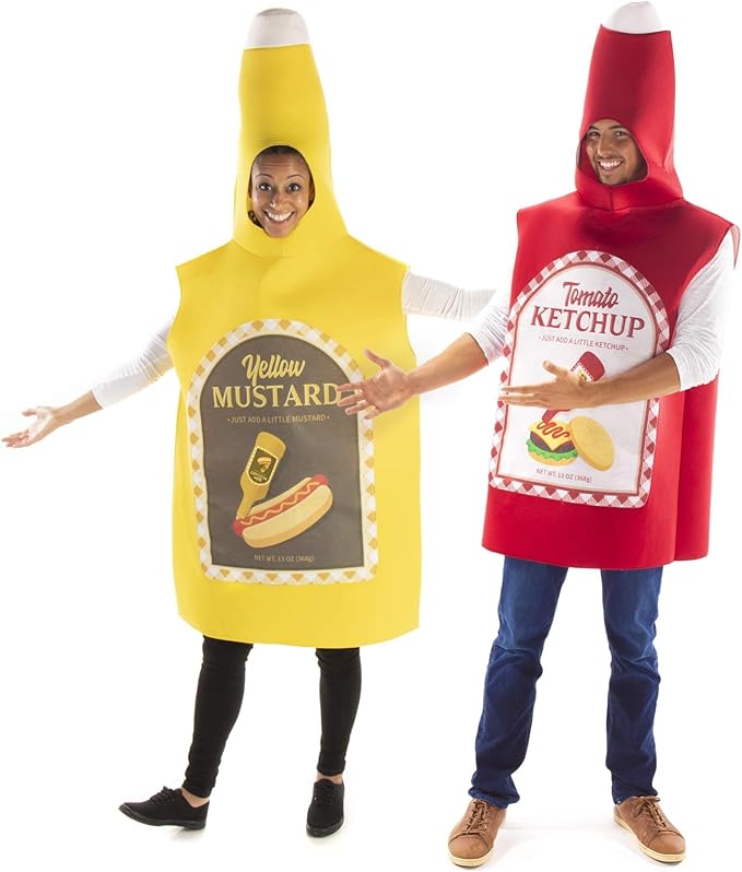 Couples Condiment Food Costume