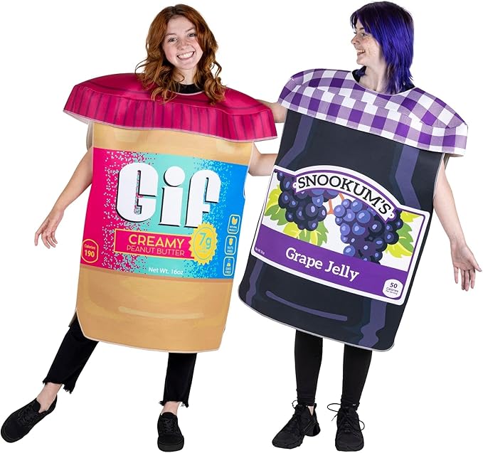 Peanut Butter and Jelly Couples Costume