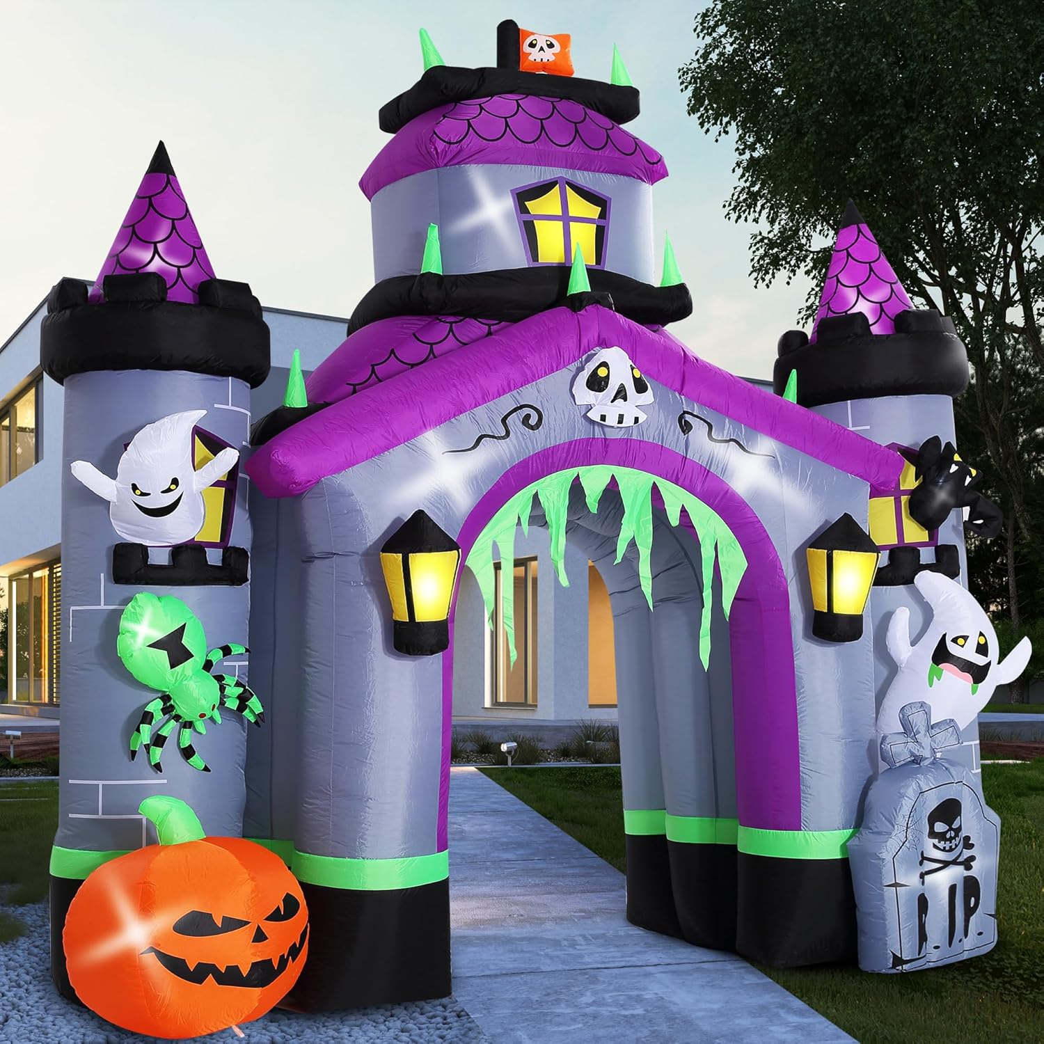 Haunted House Castle Archway Inflatable