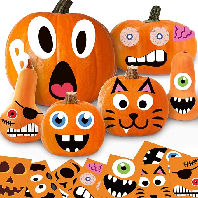 Pumpkin Stickers for Kids