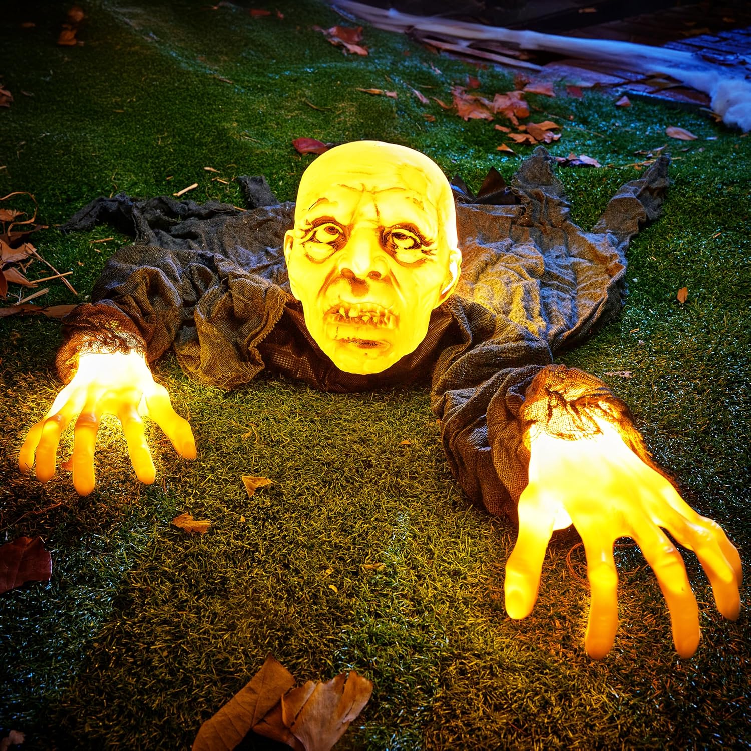 JOYIN Halloween Lighted Zombie Groundbreaker