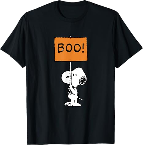 Peanuts Halloween Snoopy Boo! T-Shirt