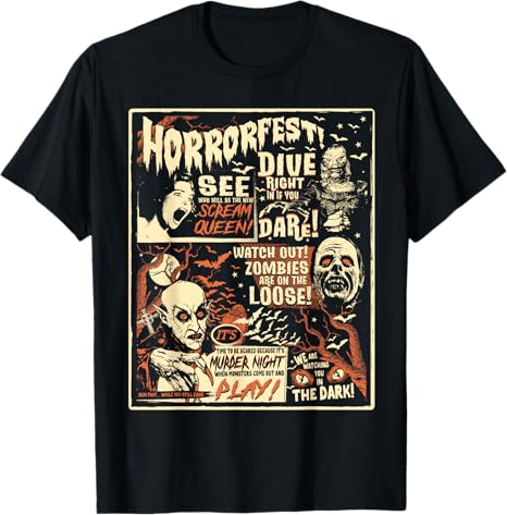 Vintage Horrorfest Poster T-Shirt