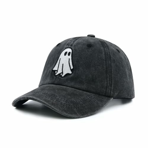 Cute Embroidered Ghost Hat