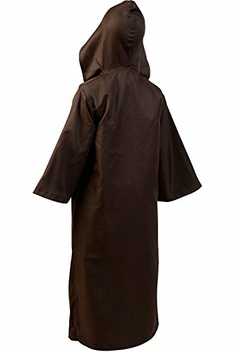 Brown hooded robe costume