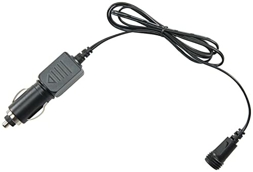 Car cigarette lighter adapter cable with a long cord.