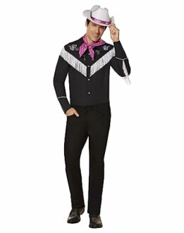 Spirit Halloween Barbie the Movie Adult Western Ken Costume