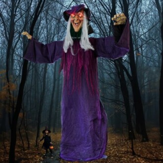 Hourleey 12FT Halloween Animatronics Witch