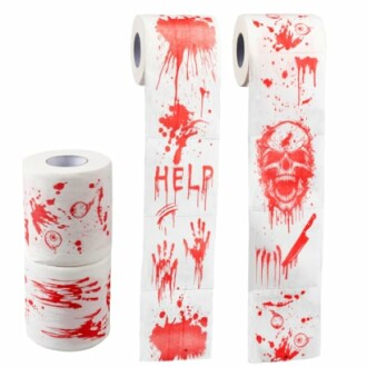 Halloween Decorations Bathroom Toilet Paper