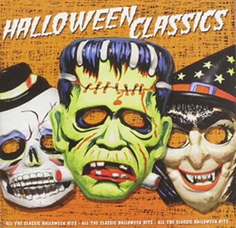 Halloween Classics album cover with spooky masks