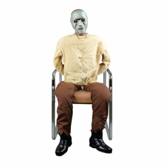 Sitting Twitching Halloween Animatronic