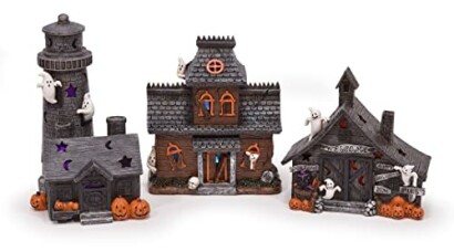 Spooky Halloween Village Set