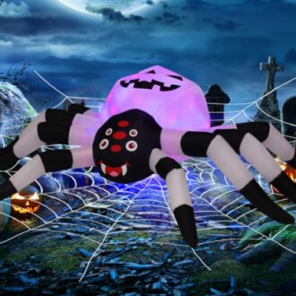 GOOSH Halloween Inflatable Spider