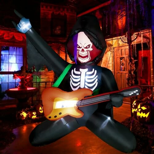 7ft Halloween Inflatable Grim Reaper