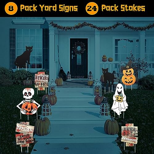 Ambreview Halloween Yard Signs