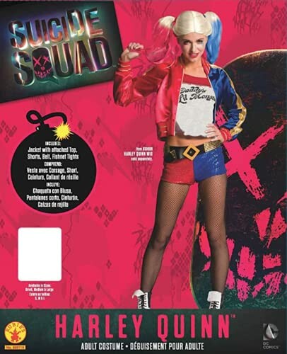 Harley Quinn Suicide Squad adult costume package