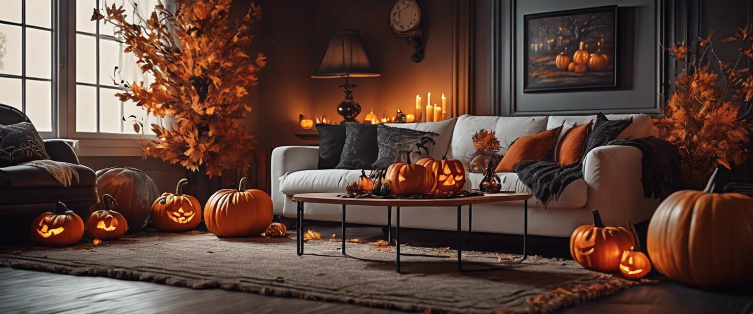 Indoor Halloween decorations