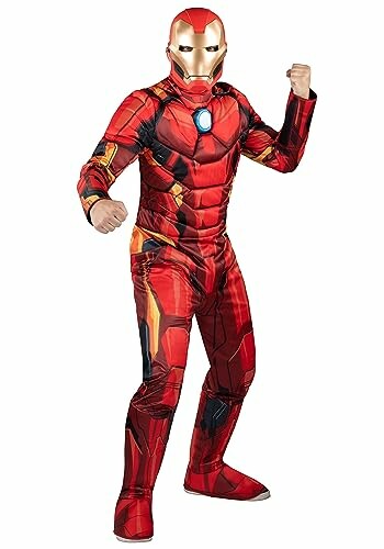 Person wearing Iron Man costume