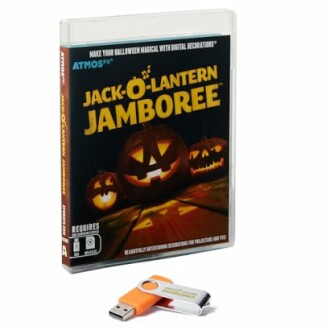 Jack-O'-Lantern Jamboree DVD case with USB drive.