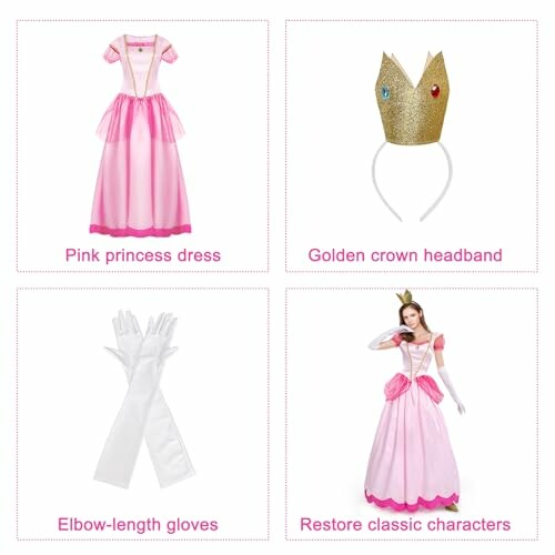 Adult Princess Peach Costume