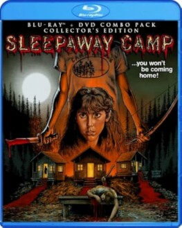Sleepaway Camp Blu-ray cover with horror theme