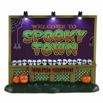 Lemax Spookytown Sign