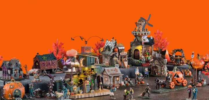 Halloween Villages and Figures