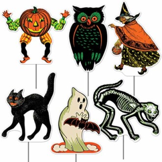 Beistle Vintage Halloween Yard Signs